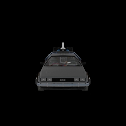 DeLorean rotating